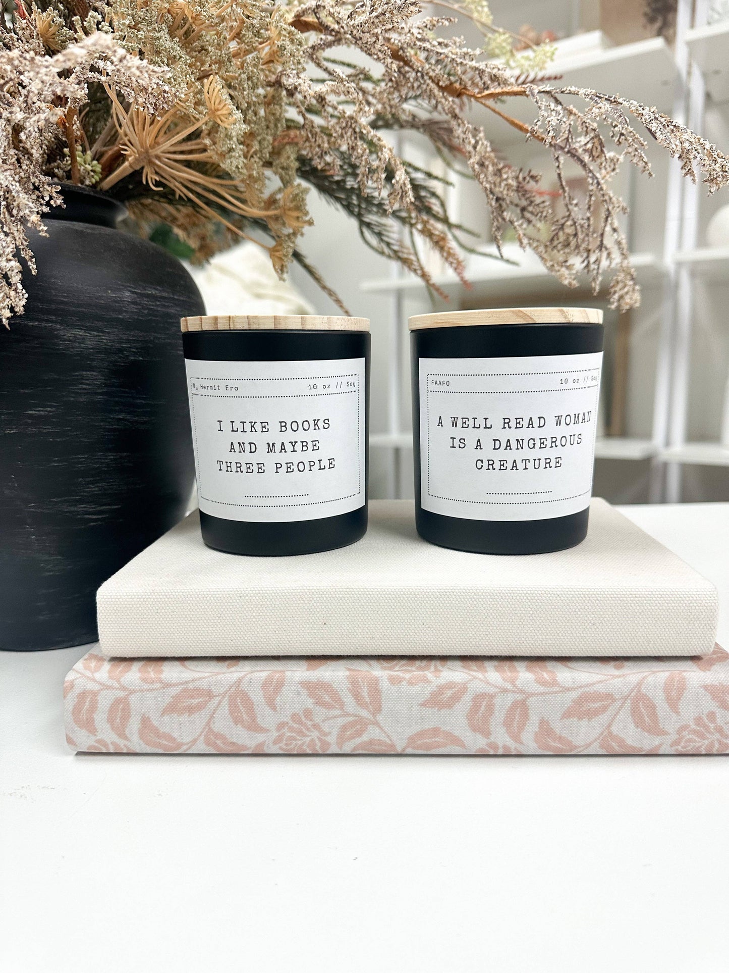 Book Lovers Candles at Curbside Boutique