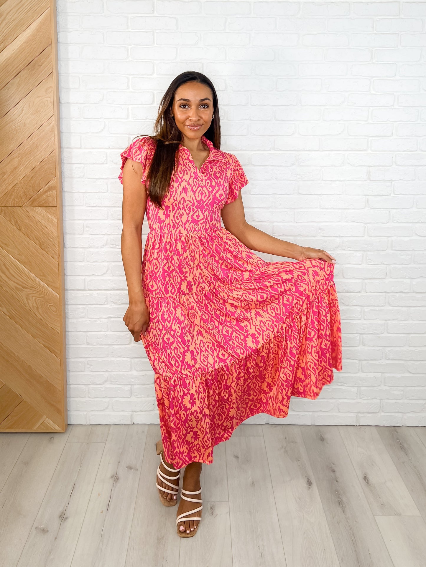 The Way You Move Flutter Sleeve Dress at Curbside Boutique
