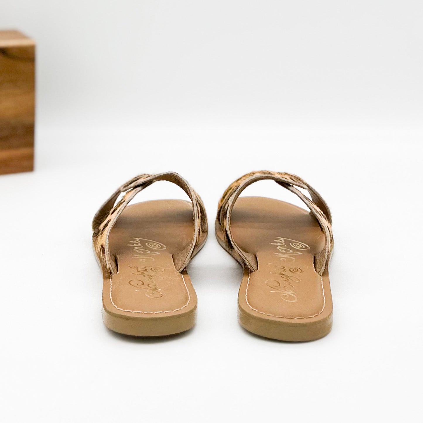 Conga Leopard Print Sandal by Naughty Monkey