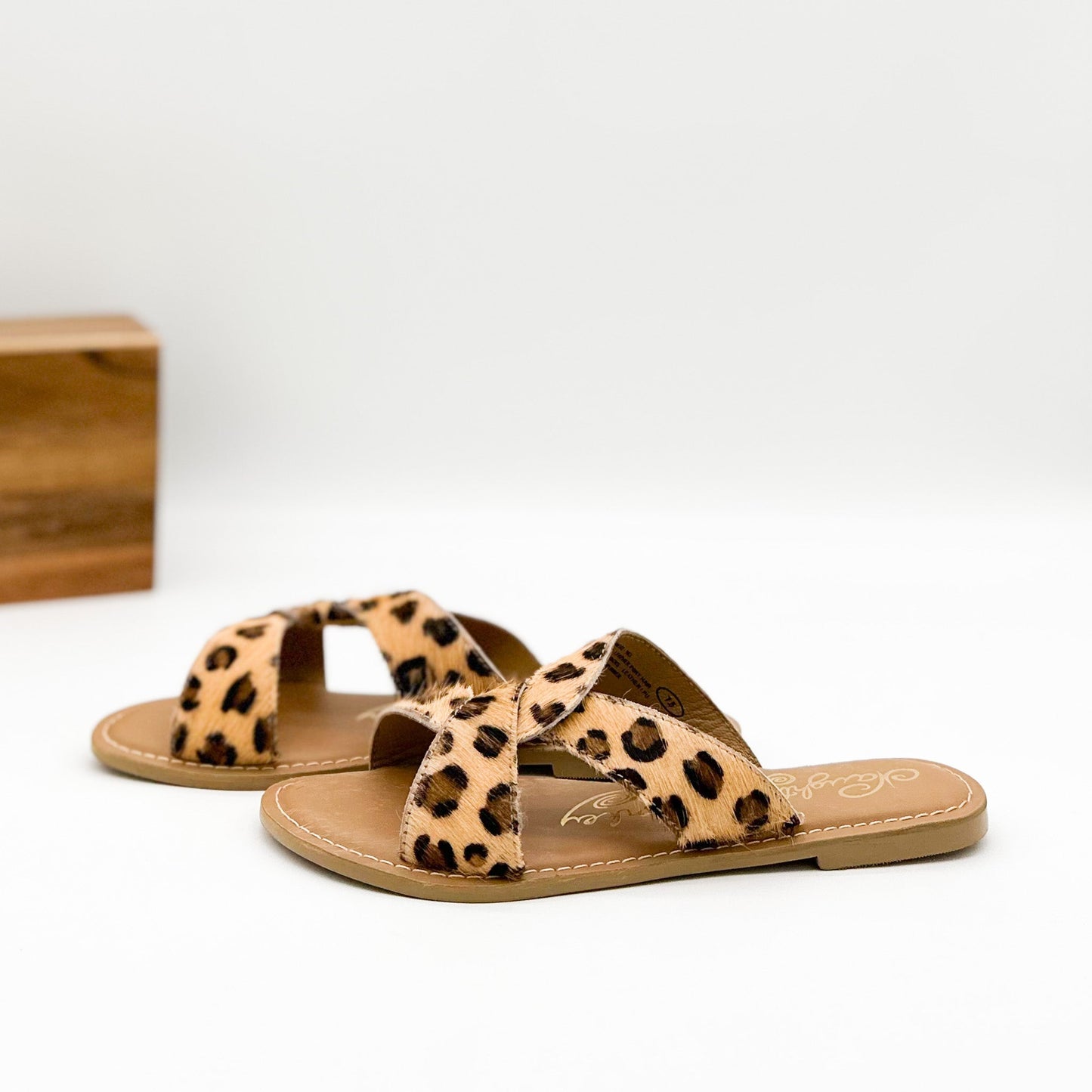 Conga Leopard Print Sandal by Naughty Monkey