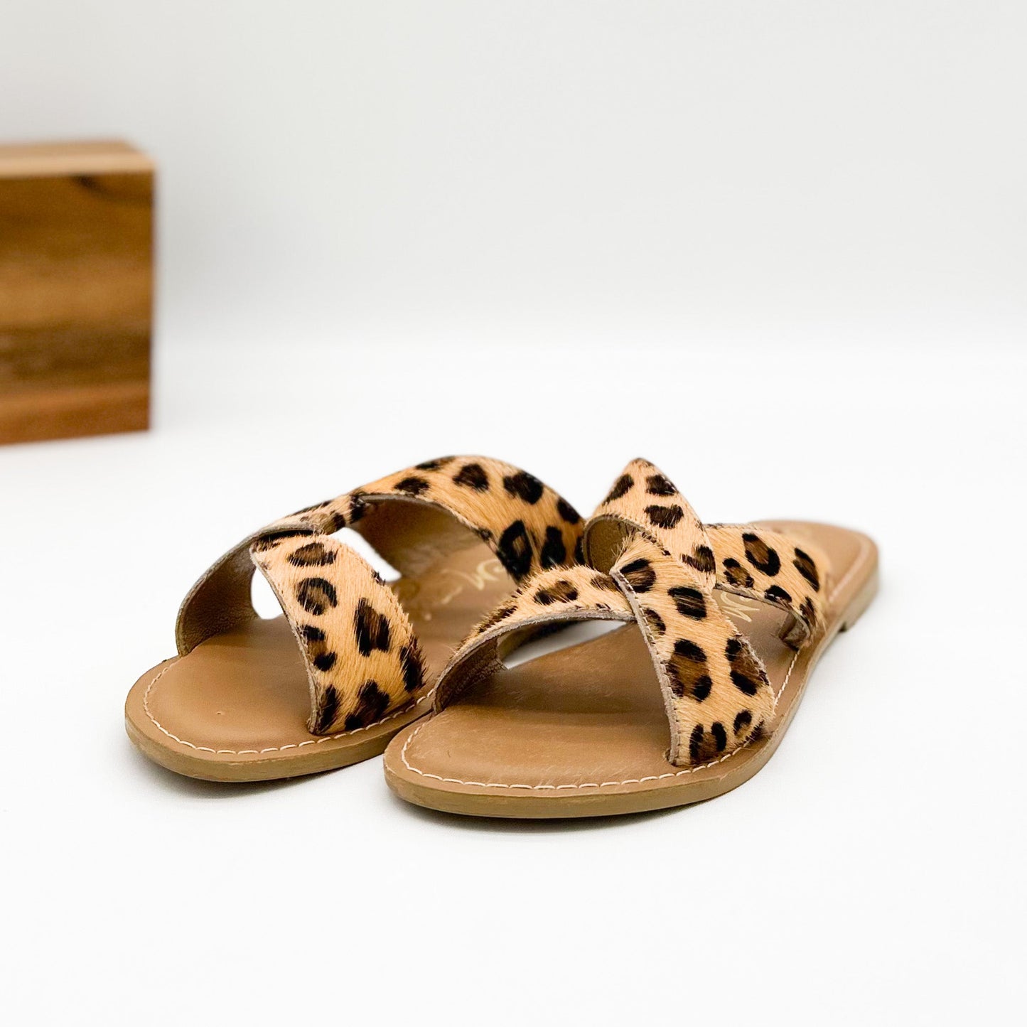 Conga Leopard Print Sandal by Naughty Monkey