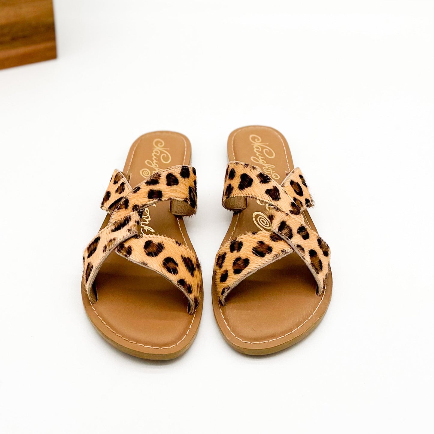 Conga Leopard Print Sandal by Naughty Monkey