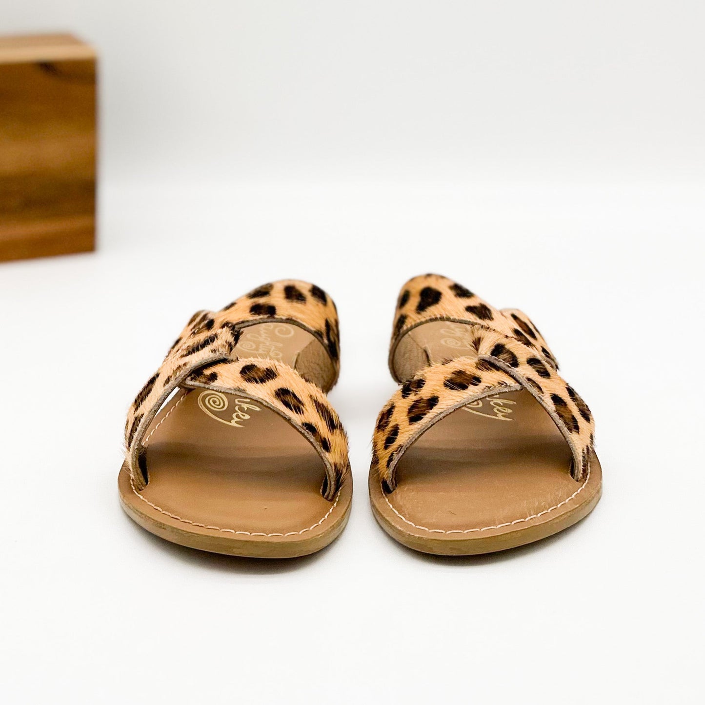 Conga Leopard Print Sandal by Naughty Monkey