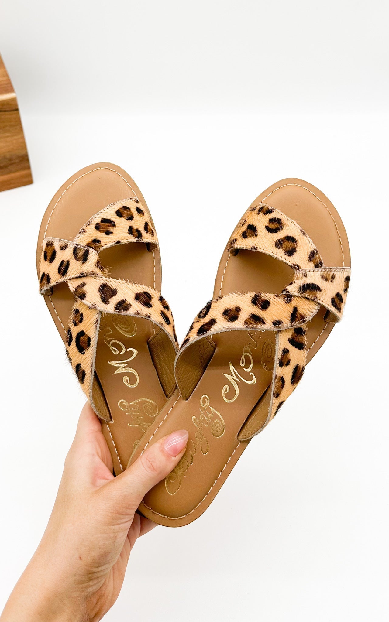 Conga Leopard Print Sandal by Naughty Monkey