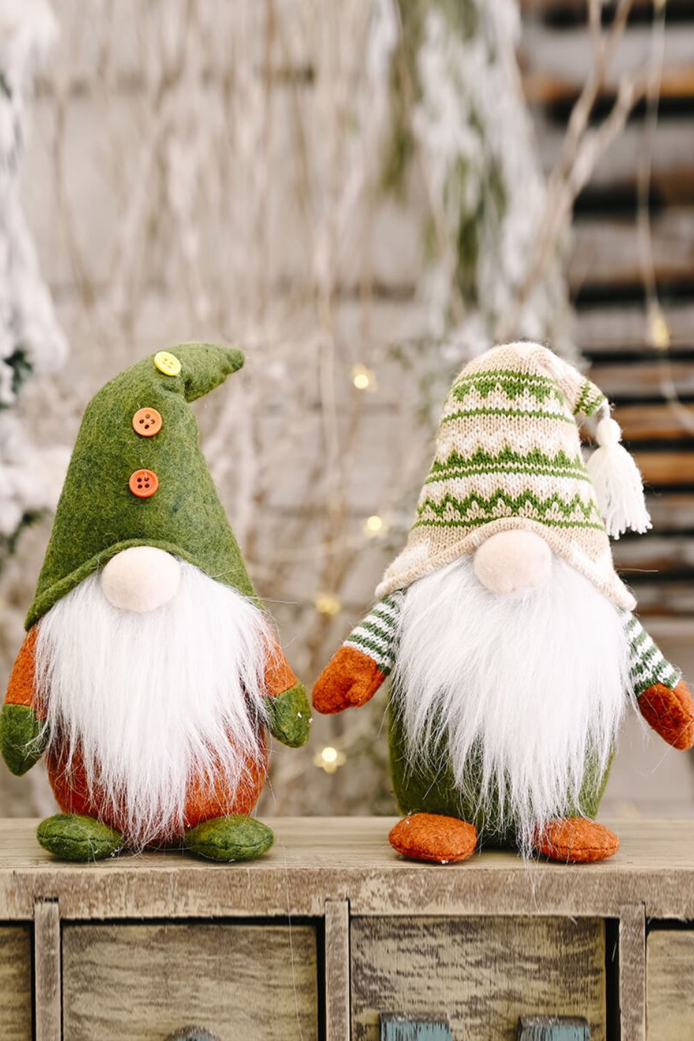 Aspen Green Christmas Gnomes at Curbside Boutique