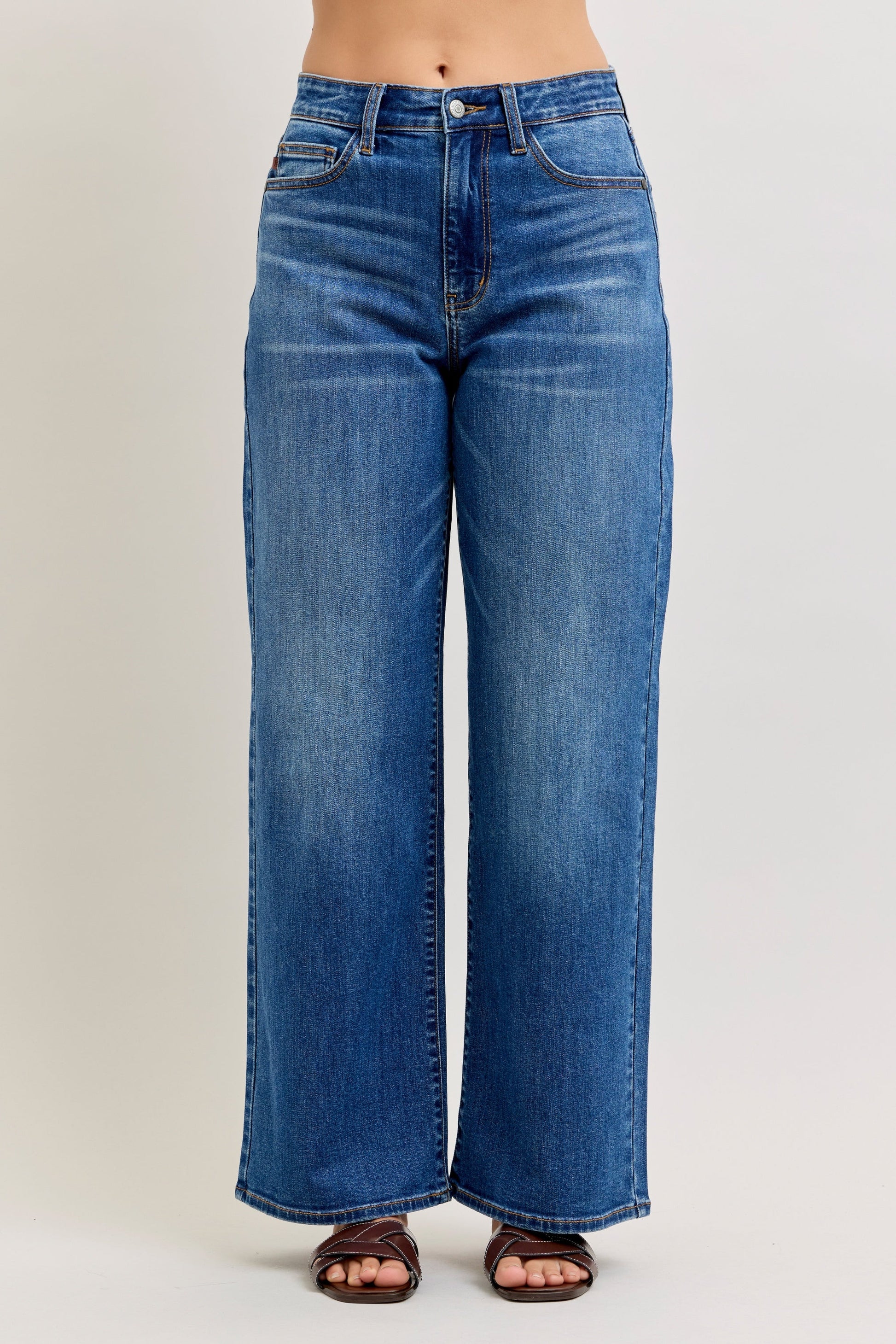 Marie High Waist Wilhelmina Baggy Jeans at Curbside Boutique
