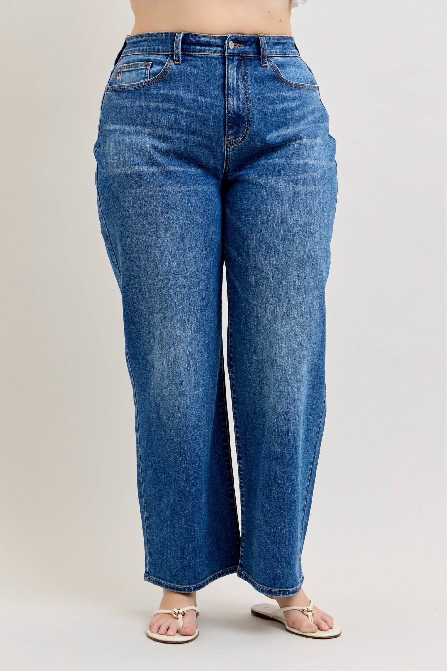 Marie High Waist Wilhelmina Baggy Jeans at Curbside Boutique