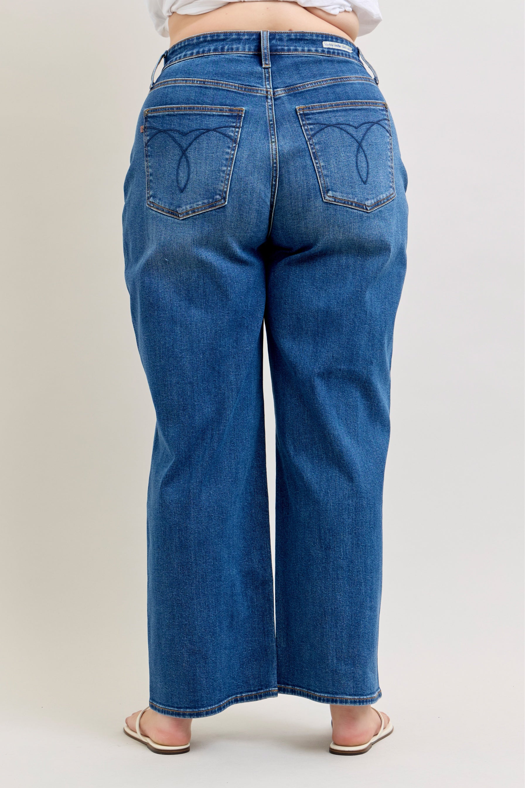 Marie High Waist Wilhelmina Baggy Jeans at Curbside Boutique