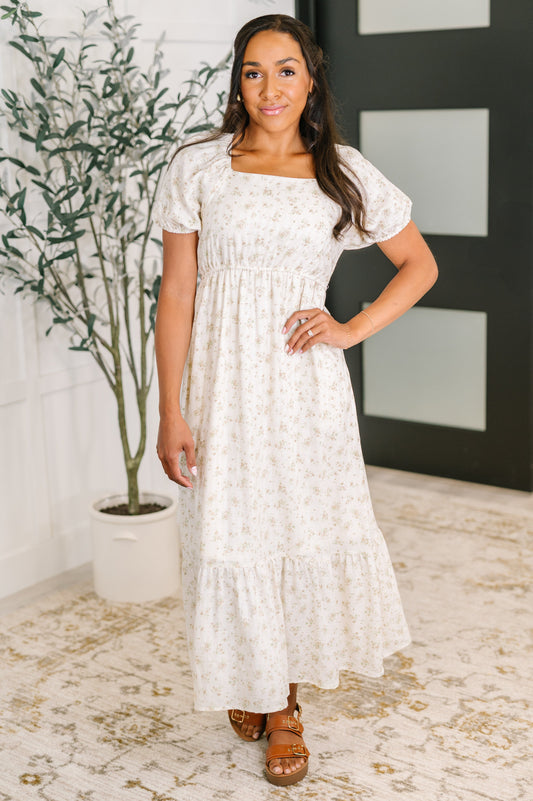 Angelcore Square Neck Dress at Curbside Boutique