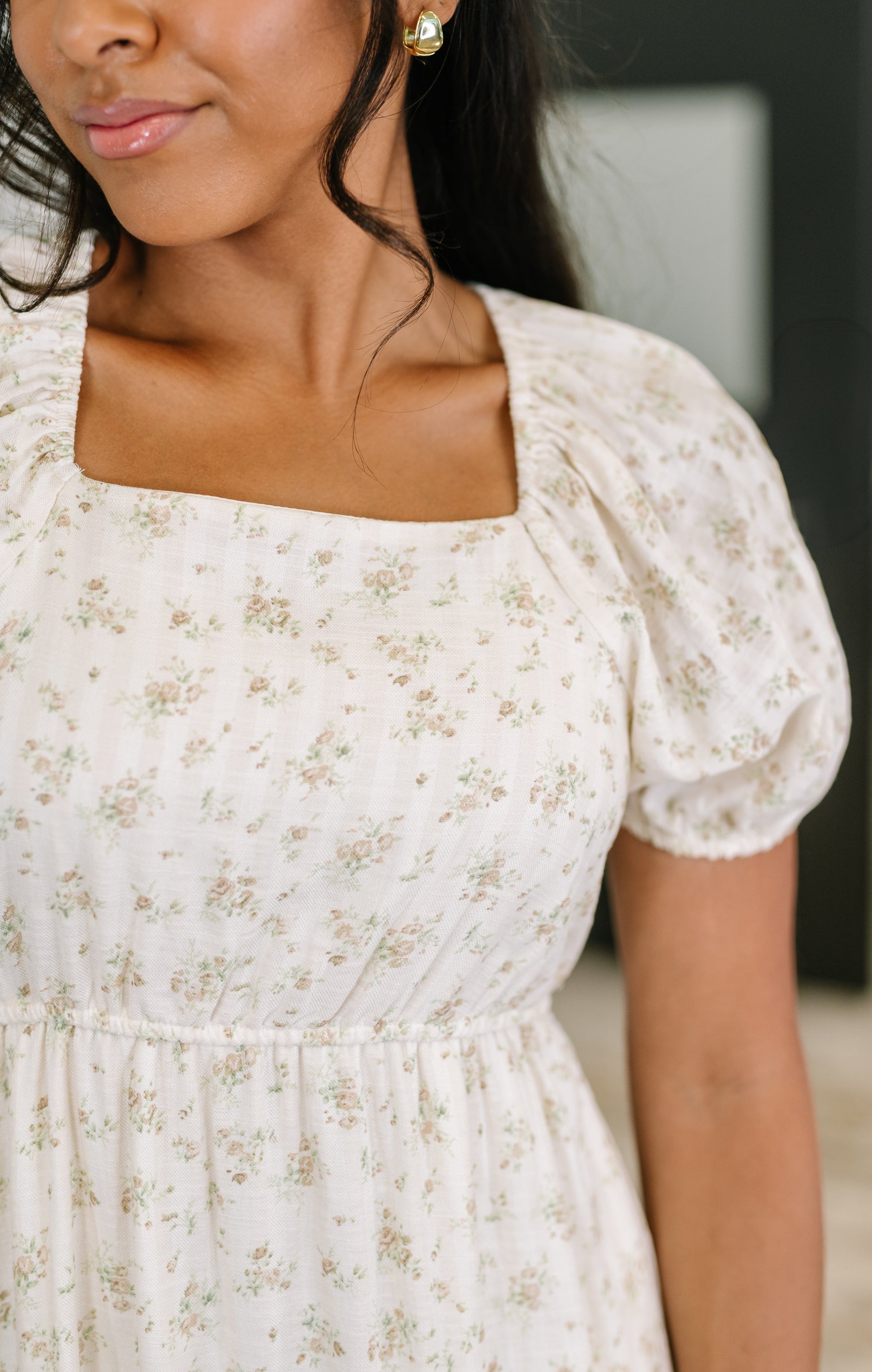 Angelcore Square Neck Dress at Curbside Boutique