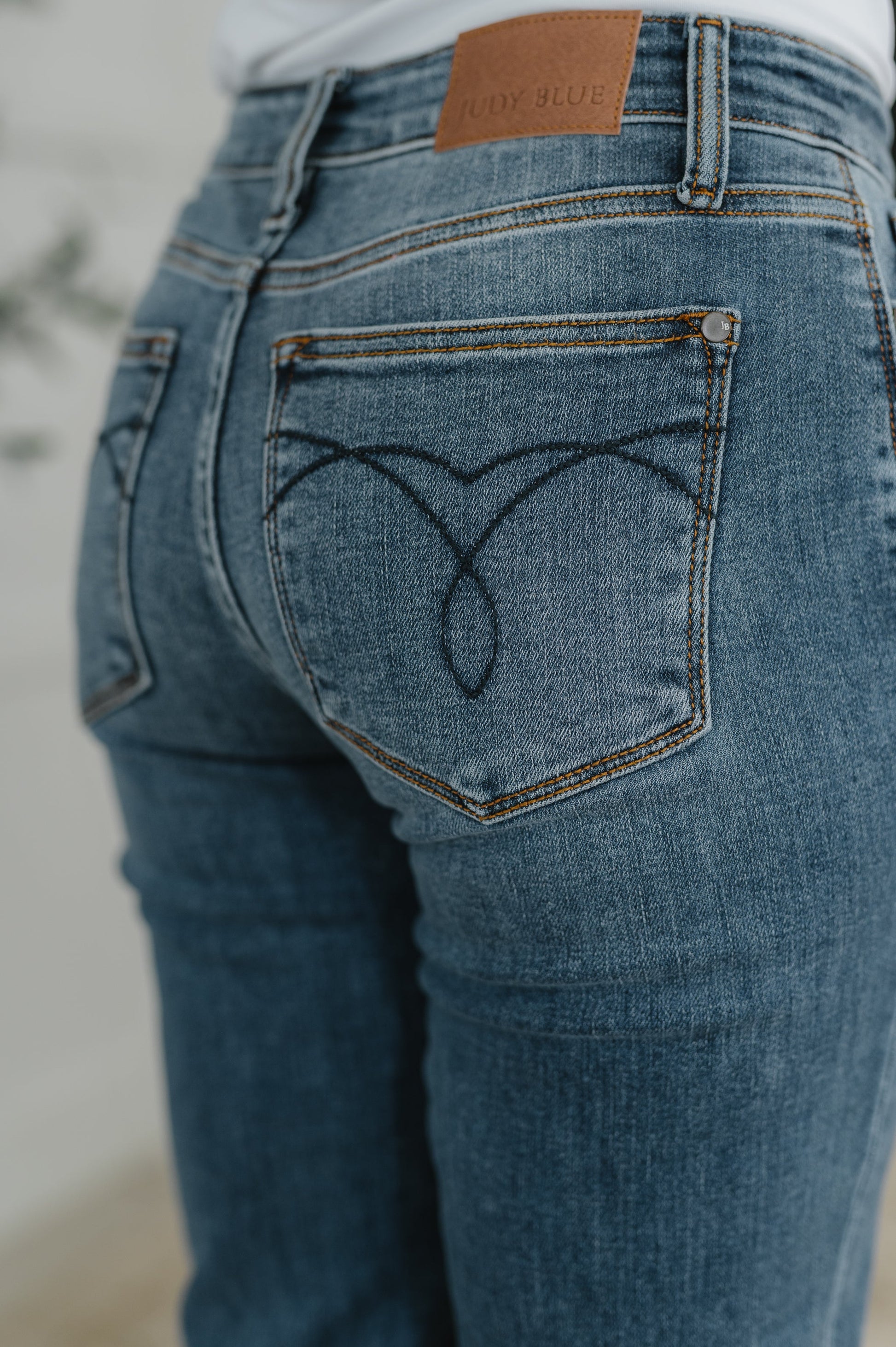 Colette Mid Rise Boyfriend Classic Cuffed at Curbside Boutique