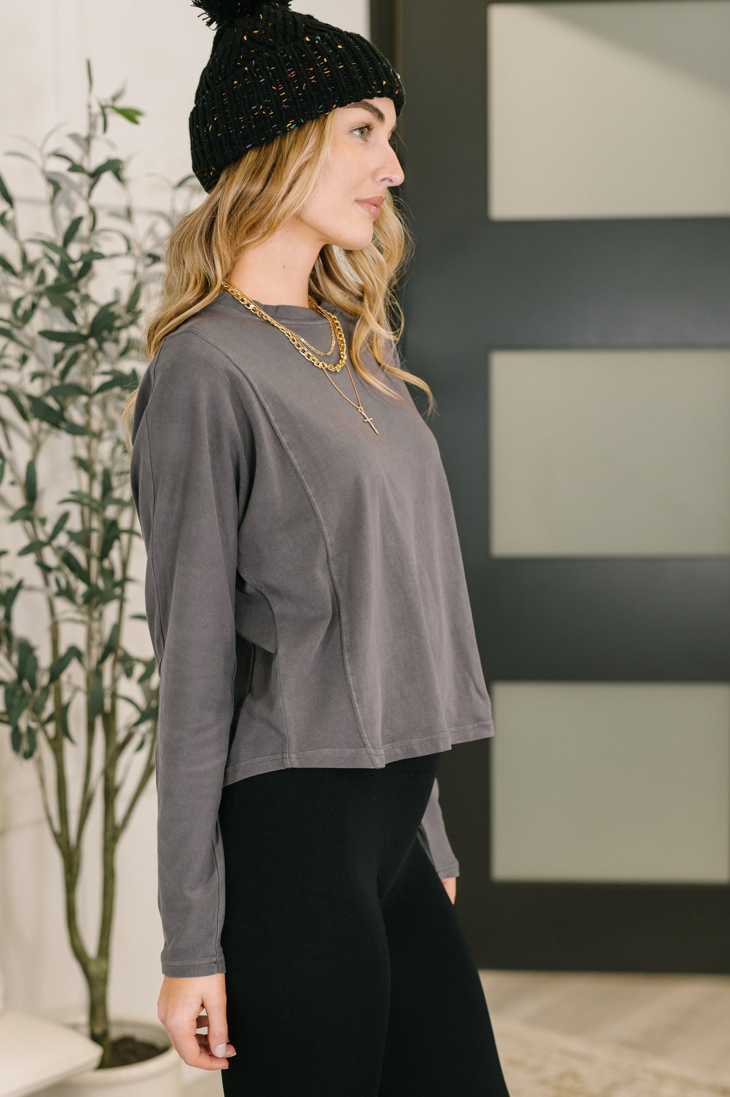 Dedicated Dolman Sleeve Top at Curbside Boutique