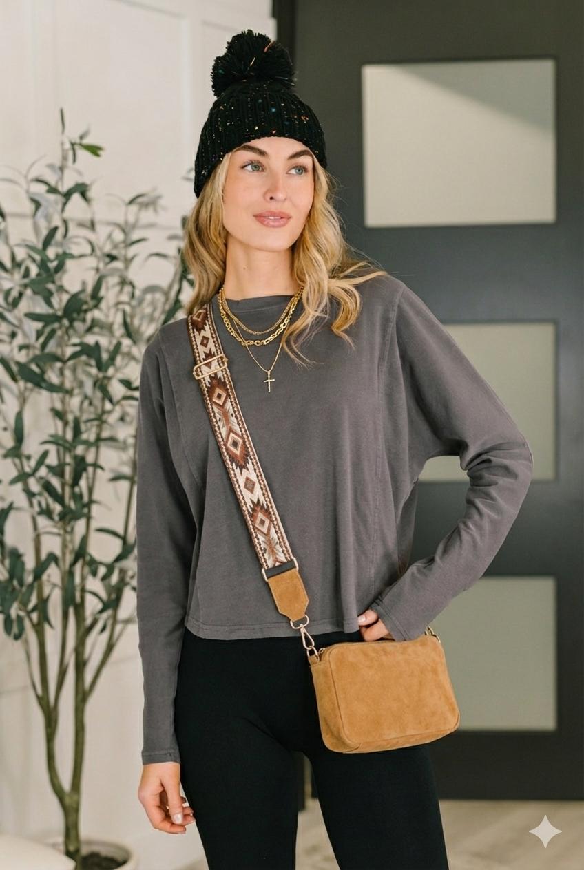 Dedicated Dolman Sleeve Top at Curbside Boutique