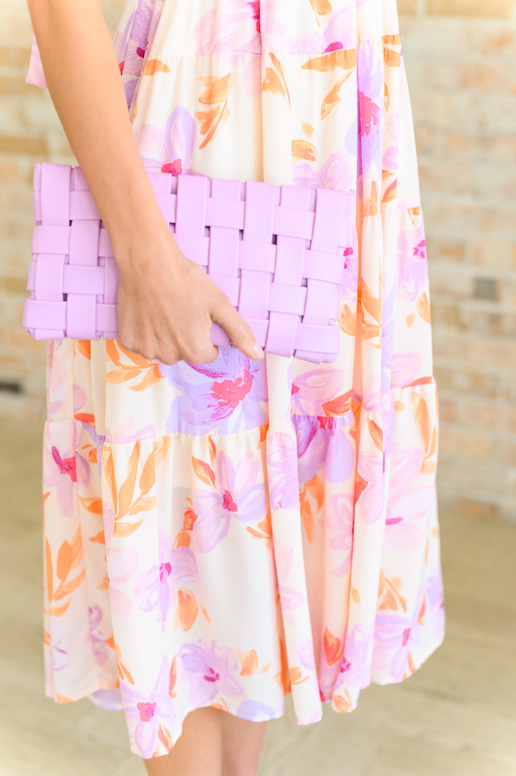 Forever Falling Handbag in Lilac at Curbside Boutique