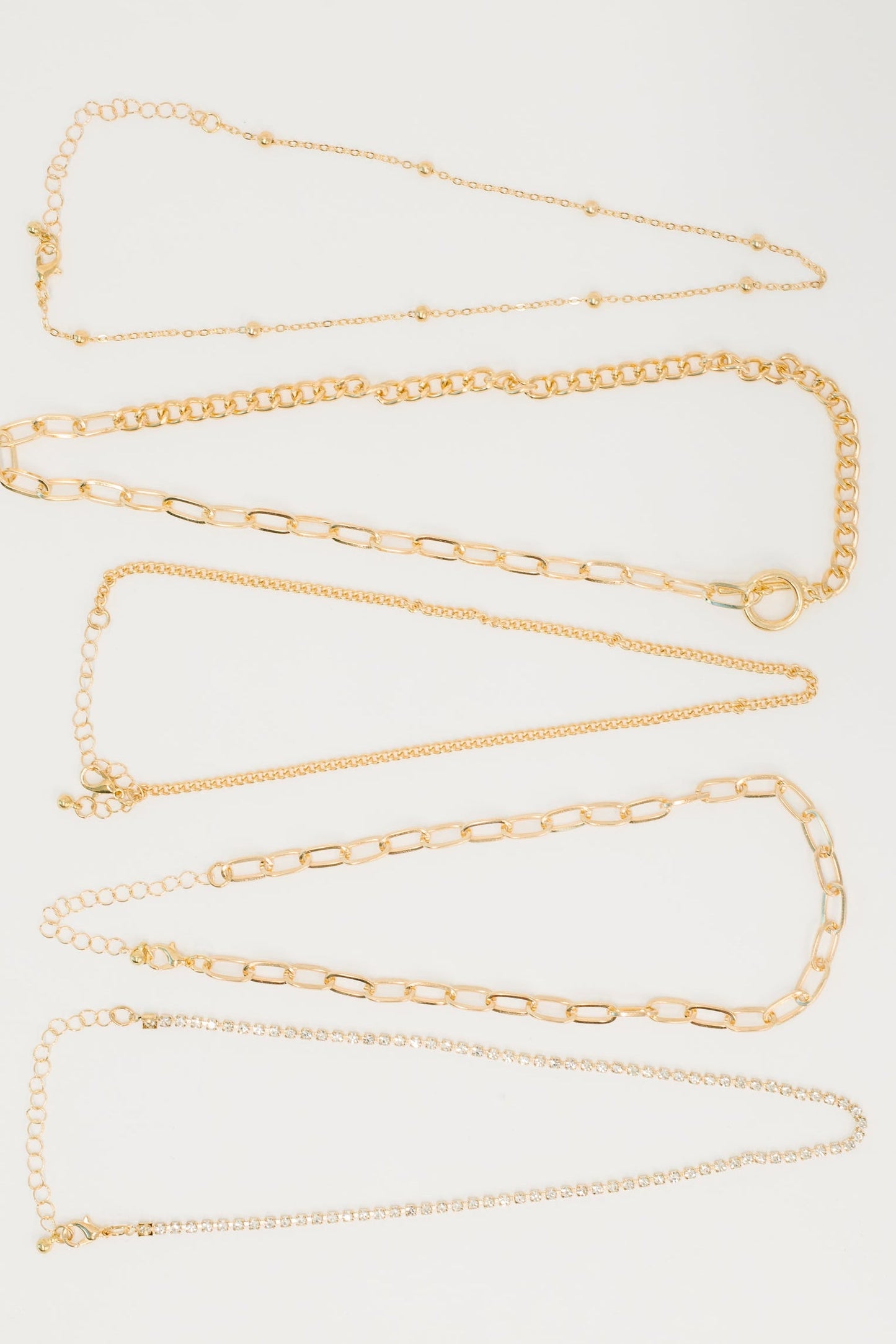 Golden Hour Links Everyday Set in Gold at Curbside Boutique