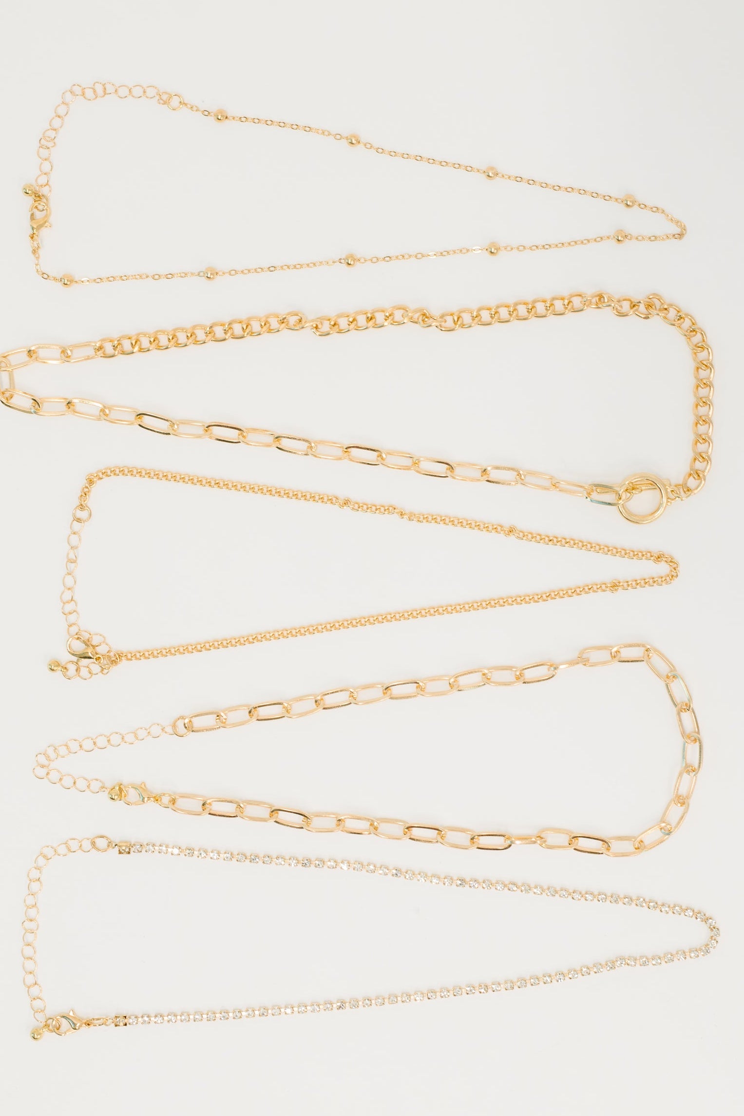 Golden Hour Links Everyday Set in Gold at Curbside Boutique