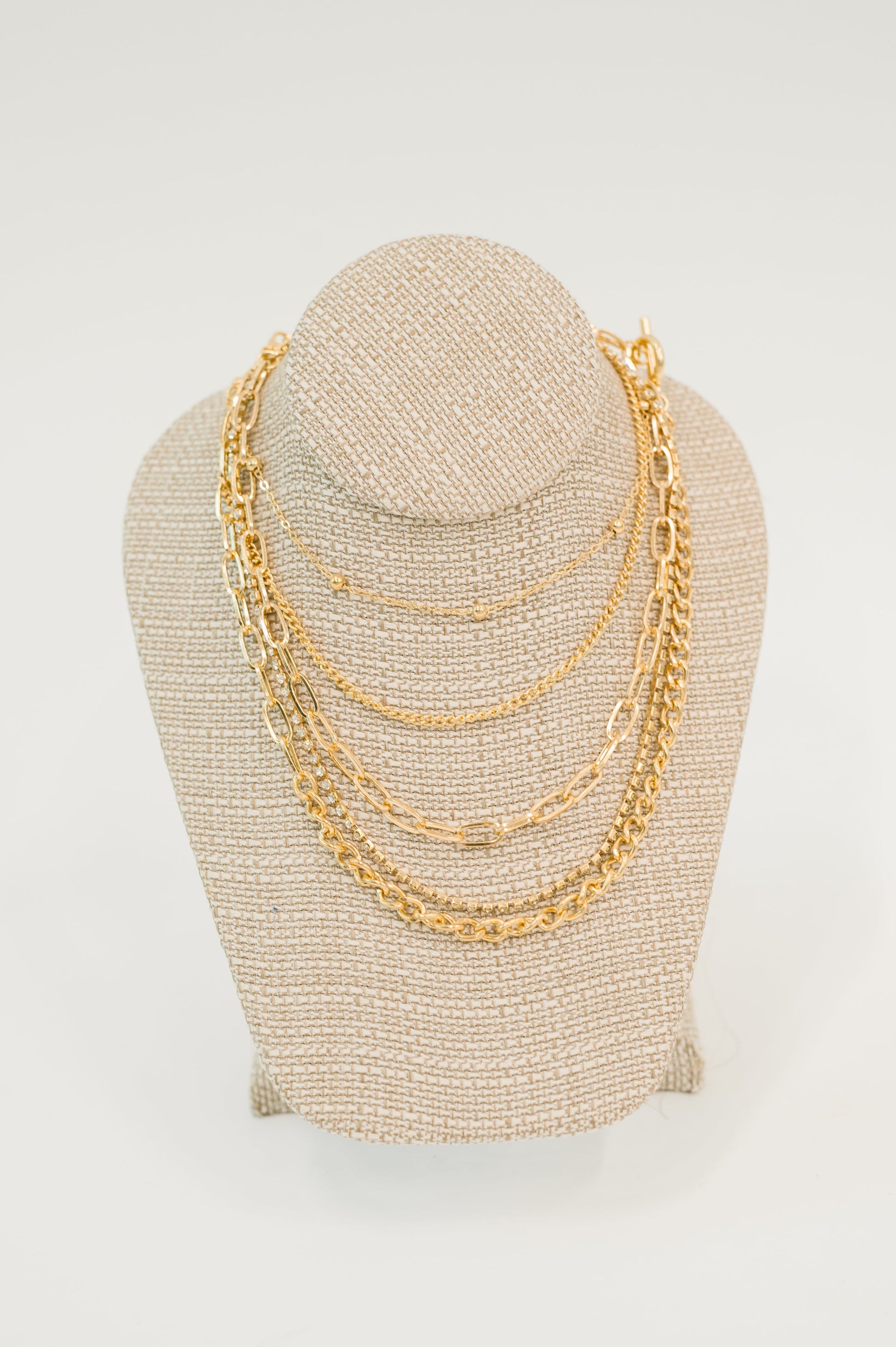 Golden Hour Links Everyday Set in Gold at Curbside Boutique