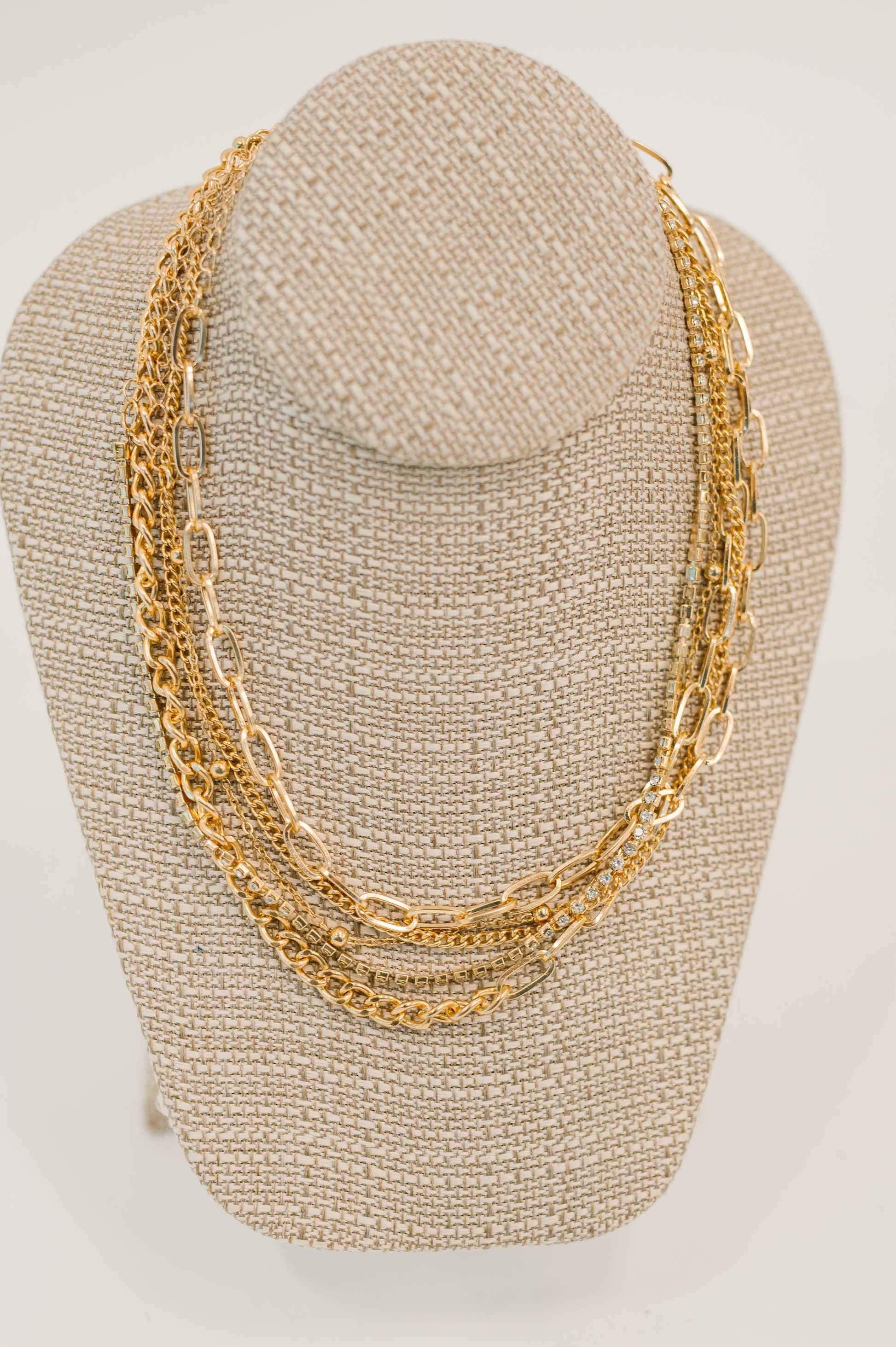 Golden Hour Links Everyday Set in Gold at Curbside Boutique