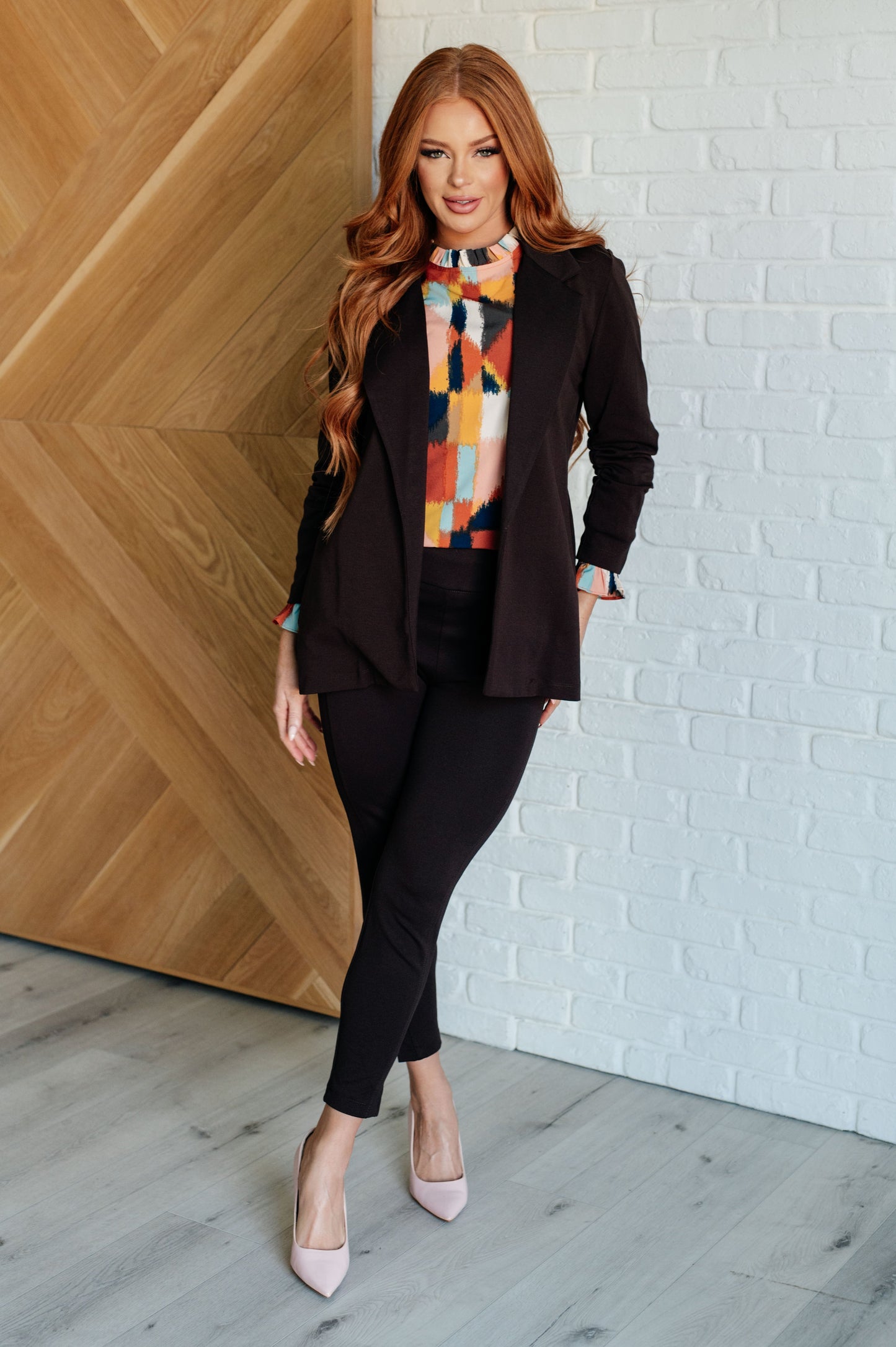 Magic Ankle Crop Skinny Pants in Chocolate at Curbside Boutique