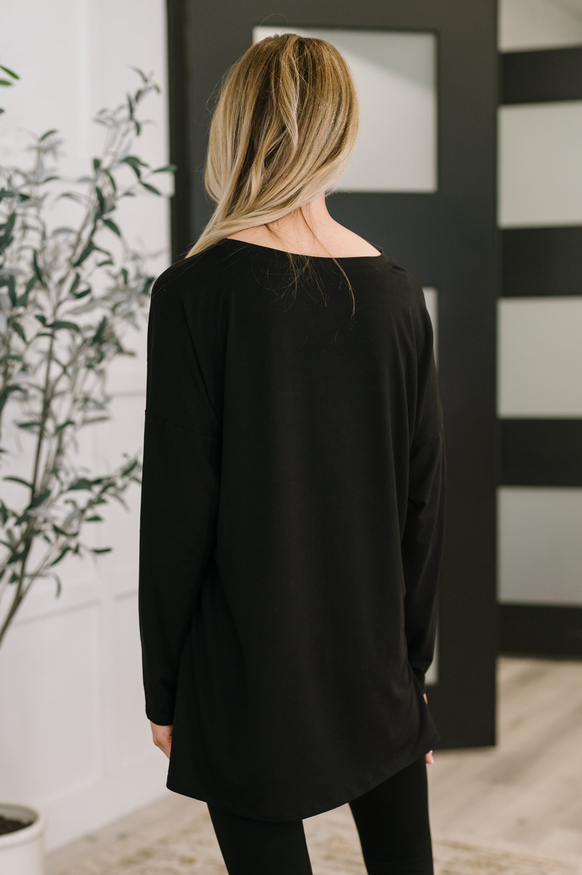 Next to Nothing Top and Bottom Set in Black at Curbside Boutique