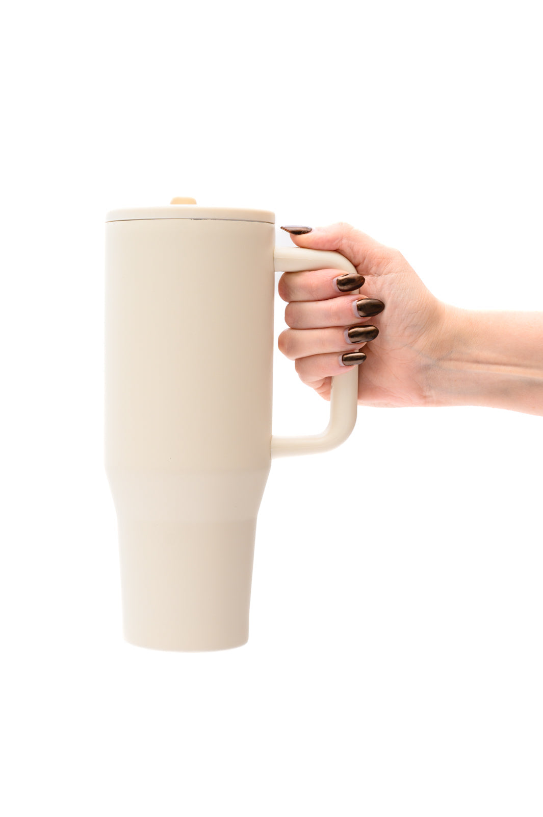 No Spill 40oz Tumbler in Off White at Curbside Boutique
