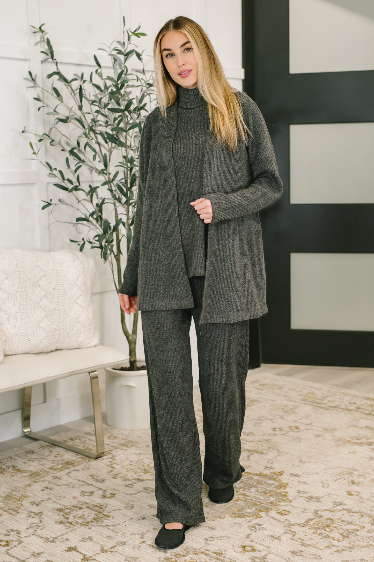 Signature Open Front Cardigan at Curbside Boutique