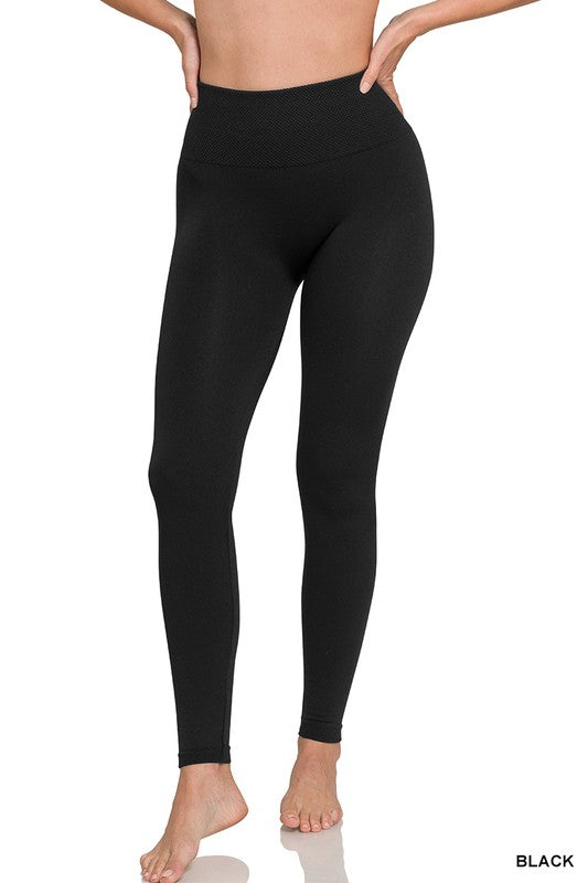 Sweet Steppin' High Waist Leggings in Black at Curbside Boutique
