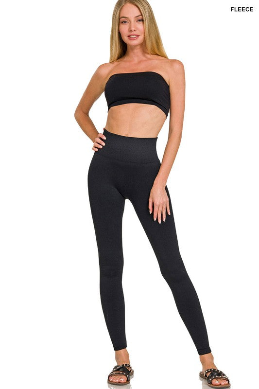 Sweet Steppin' High Waist Leggings in Black at Curbside Boutique
