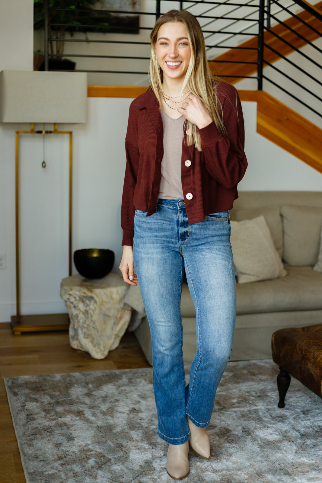 Wild Is The Wind Shacket at Curbside Boutique